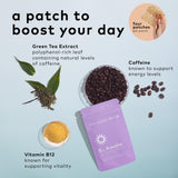 The Good Patch B12 Awake Patch, Natural Patch with Caffeine, B12, and Green Tea Extract, Plant Powered Wearable Wellness, Helps to Promote Energy (8 Total Patches)