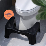 Squatty Potty The Original Bathroom Toilet Stool, Curve Lightweight with Sleek and Modern Design, Black, 7"