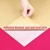 Decotalk Velvet Wallpaper Peel and Stick Pink Velvet Wallpaper Felt Fabric Sheets Adhesive Felt Fabric Wallpaper for Crafts Hot Pink Velvet Wall Paper for Drawer Liner 15.7x120 Inch Velvet Fabric Pink