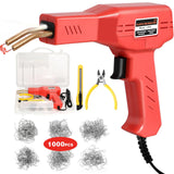 ATOLS Upgraded Plastic Welder, 1000PCS Staples, Pure Copper Transformer, Rapid Heating, Plastic Welding Kit, Hot Stapler Kit, Plastic Welder Gun Kit, Car Bumper Repair Kit, Plastic Repair Kit