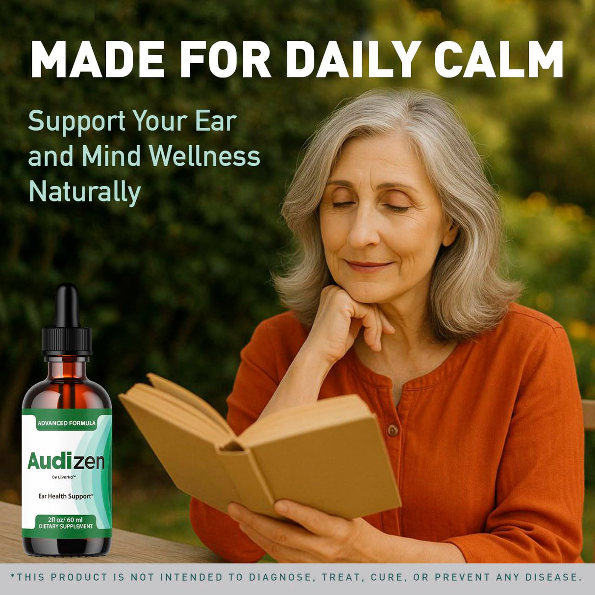 (3 Pack) Audizen Ear Drops - Original Audizen Drops Advanced Ear Health Support Supplement Liquid Premium All Natural for Healthy Ringing Ear, Audi Zen Ear Balance Support, 3 Bottles for 3 Months