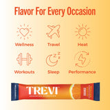 TREVI™ Sugar Free Electrolytes - Drink Mix Hydration Powder Packets - 28 Count - Orange