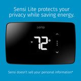 Sensi Lite Smart Thermostat, WiFi, Alexa, DIY, Energy Star Certified, ST25