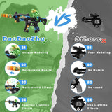DaoDaoZhu Dinosaur Light Up Toy Gun with Sound Effects, Toy Guns for Kids