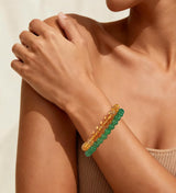 SAMOCO 16Pcs Natural Healing Crystal Bracelets for Women Men