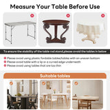 XLHOMO Over The Table Rod Stand with Clamps, Adjustable 32''-79'' Tall 32"-131" Length, Gold Table Arch Stand Metal Balloon Frame Hanging Rod for Weddings Christmas Birthdays Garden Arbors Decoration