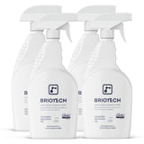 BRIOTECH Sanitizer Disinfectant Hypochlorous Spray, Kill 99.99% of Viruses & Bacteria, Control Mold, Eliminate Odor, Gentle for Nursery & Play Rooms, Food Contact Surface Sanitizer, 32 fl oz (4 Pack)