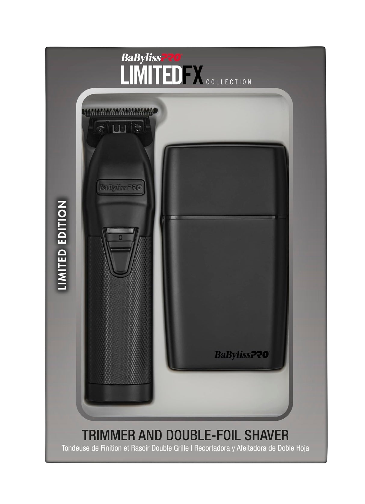 BaBylissPRO LIMITEDFX Trimmer and Shaver Prepack - Matte Black