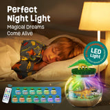 Dinosaur Toys for Kids - Dinosaurs Terrarium Kit for Kids - Birthday Christmas Gifts for Boy Ages 4 5 6 7 8-12 Year Old - DIY Dino Toys for Boys - Arts and Crafts Kit for Kid