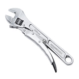 Amazon Basics 10 inch Locking Adjustable Wrench, Precision Machined, Rust Resistant, 2.7 inch x 0.75 inch