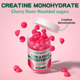 DANEW Pro Creatine Monohydrate Gummies 5000mg for Men & Women, Creatine Monohydrate for Muscle Strength, Muscle Builder, Energy Boost, Pre-Workout Supplement(120 Count)-Cherry Flavor