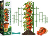 Halatool 8 Pack Tomato Cages for Garden, Up to 48in (4FT) Trellis