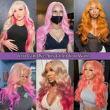 Fayniss 30 Inch 613 Blonde Wig Human Hair 180% Density 13x6 Body Wave Lace Front Wigs Human Hair Glueless Wigs Human Hair Pre Plucked With Baby Hair (30 inch, 613 Blonde Wig)