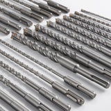 Wensilon Extension Concrete Drill Bit Lengthening 1pcs 1" X 30" Cross-Type Double Thread Carbide Material Suitable for Concrete, Brick, Cement Walls, Stone, Extra Long Hammer Drill Bits for Concrete