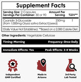 Nootropics Depot Cyanidin 3-Glucoside Capsules | 125mg | 60 Count | Black Rice Extract | C3G | Oryza Sativa | Metabolic, Vision, & Cognitive Support