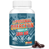 Liposomal Quercetin Phytosome, Quercetin with Bromelain, Zinc & Vitamin C, Bioactive Phytosome Complex, 20X Higher Absorption - 60 Softgels