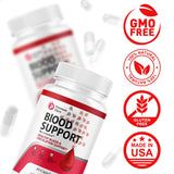 Premium Glyco Capsules - Official PremiumGlyco Advanced Blood Support, Natural Premium Glycol Pills Maximum Strength Health & Wellness Multivitamin Supplement, 60 Capsules for 1 Month