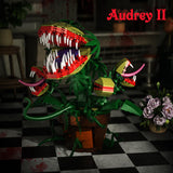 Piranha Plant Audrey II 2 Building Blocks Set, Toys Kit Horrors Flower Shop Decoration Gift for Tv Film Fans Families Friends 12+ On Halloween Birthday Christmas