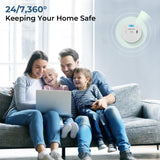 SHYEEH Smoke and Carbon Monoxide Detector, Combination Smoke Alarm and Carbon Monoxide Detector Battery Powered, CO Detector Alarm with Sensitive Sensor, Sound Warning and LCD Display, CDR-803