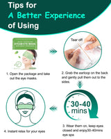 16 Packs Steam Eye Masks for Dry Eyes, Self Heating Warm Compress for Eyes Fatigue & Puffiness Relief, Disposable Heated Eye Mask Travel Essentials, Spa Relaxation Set for Women Christmas, Unscented