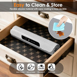 Warming Mat for Food with Heat Resistant Pad, 36"x16" Food Warmer Mat for Countertop Food Warmer Custom Temperature Settings 10H Timer Portable Heating Pad for Parties Buffets Holiday Home Use (Gray)