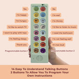 AAC Device for Autism & Speech Therapy. Non Verbal Communication Tools for Kids & Adults. Programmable AAC Communication Device. Alternative to Autism Communication Cards & PECS Cards for Autism