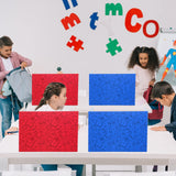 Crtiin 24 Pcs Desk Dividers for Students Privacy Folders Standard School Privacy Cardboard Board Desks Reduces Distractions for Testing Classroom Keep Eyes from Wandering(Cute)