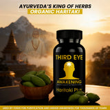 Third Eye Awakening – Organic Haritaki Capsules – King of Herbs for Pineal Gland Decalcification, Third Eye Activation & Intuition – Trusted by Millions of Yogis – 650mg – 100 Vegan Capsules.