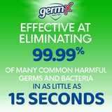 Germ-X Advanced Hand Sanitizer with Aloe and Vitamin E, 1 Liter (Pack of 4), Less Drying Moisturizing Gel, No Rinse Formula, Pump Bottle