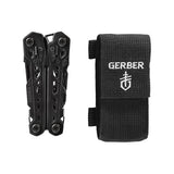 Gerber Gear Truss 17-in-1 Multitool with Pocket Knife and Needle Nose Pliers - Gifts for Men, Compact EDC Gear, Black with Standard Sheath