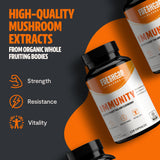 FreshCap 7-in-1 Immune Support Supplement - 5000mg Turkey Tail Mushroom Capsules, Immune Boosters for Adults, Immunity Boost Supplement, Elderberry Vitamin C and Zinc, Ayurveda (120 Capsules)