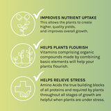 Microbe Life Hydroponics Premium Vitamins & Amino Acids Essential for Maximum Plant Growth and Root Uptake, Use with Any Feeding Systems Including Hydroponics or Soil, 32 Ounces