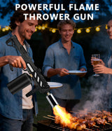 Powerful Propane Torch with Detachable Design, Kitchen Blow Torch Gun with Adjustable Flame, Torch Burner Flamethrower for BBQ, Charcoal Lighter, Campfire, Weeding (Tank Not Included)