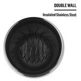 BlenderBottle Sport Twist Insulated Stainless Steel Shaker Bottle with Wire Whisk, 24-Ounce, White – Protein Shakes & Hydration for Athletes & Fitness Enthusiasts, Easy Mixing, Keeps Drinks Cold, Twist Cap