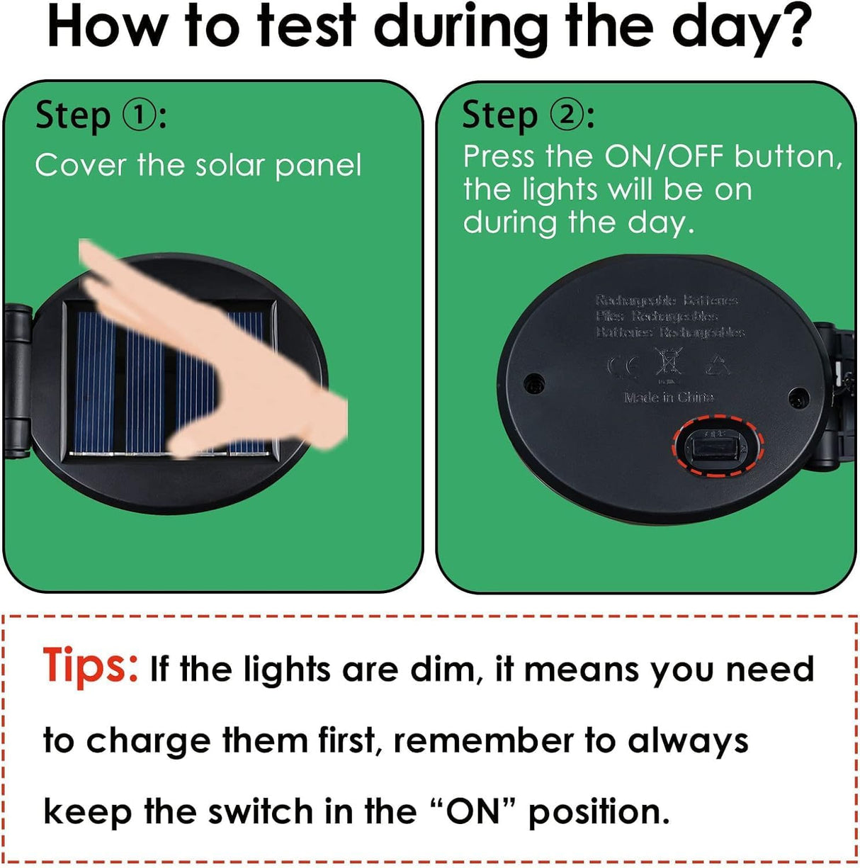 OZS 6Pack Total 48LED Solar Garden Lights Christmas Fairy Outdoor - Solar Firefly Lights Fairy Outdoor, Sway by Wind, Waterproof for Pathway Patio Yard Christmas Decorations(Red&Green)