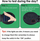 OZS 6Pack Total 48LED Solar Garden Lights Christmas Fairy Outdoor - Solar Firefly Lights Fairy Outdoor, Sway by Wind, Waterproof for Pathway Patio Yard Christmas Decorations(Red&Green)