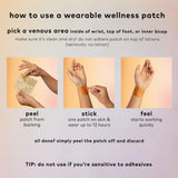 The Good Patch B12 Awake Patch, Natural Patch with Caffeine, B12, and Green Tea Extract, Plant Powered Wearable Wellness, Helps to Promote Energy (8 Total Patches)