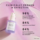 HERBIVORE Bakuchiol Retinol Alternative Moon Fruit Face Serum EXTRA STRENGTH – 1% Bakuchiol + Peptides, Smooths Skin, Reduces Fine Lines & Wrinkles, Plant-based, Vegan, Cruelty-free, 30mL / 1 oz