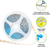 Solar LED Strip Lights Outdoor String Light Waterproof 20FT 180LED Cuttable Tape Rope Solar Lighting for Garden Path, Deck, Yard, Stair, Step, Christmas Decorative Lighting 2 Packs