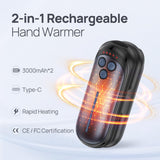 DeeKom Rechargeable Hand Warmers 2 Pack,15H*2 Long Safe Heat