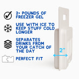 Above Sea Level Ice Pack Divider Compatible with YETI Coolers - Fits YETI Tundra 35/45