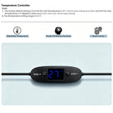 5V USB Digital Temperature Controller Socket, 0-60°C Adjustable Thermostat with Magnetic Probe,2A10W Output for USB Fan,Reptile Tank,Greenhouse,Aquarium &AV Cabinet Temperature Control and Ventilation