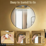 Benreom Wireless Vanity Lights for Mirror, Rechargeable Battery Operated Stick on Lamp, Adjustable Makeup Light, Cordless Magnetic LED Bar Renter Friendly Lighting Decor Gift, Gold