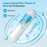 ICEPURE Alkaline RWF5800A-AL Refrigerator Water Filter Replacement for Frigidaire EPTWFU01, EWF02, Pure Source Ultra II, PureSource Ultra 2, GP006, BO022, MR022, SCWFTCTO, 4562222, Enhances PH, 4Pack