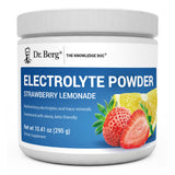 Dr. Berg Zero Sugar Hydration Keto Electrolyte Powder - Enhanced w/ 1000 mg of Potassium & Real Pink Himalayan Salt (NOT Table Salt) - Strawberry & Lemonade Hydration Drink Supplement - 50 Servings