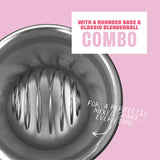 BlenderBottle Sport Sleek Insulated Stainless Steel Shaker Bottle with Wire Whisk, 25-Ounce, Flamingo Ombre – Protein Shakes & Hydration for Athletes & Fitness Enthusiasts, Easy Mixing, Slim Easy to Hold, Keeps Drinks Cold, Lockable Lid