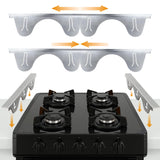 Linda’s Essentials Stainless Steel Stove Gap Covers (2 Pack) Adjustable Length 13.8" to 27.5" Stainless Steel, Steel Adjustable Gap Covers, Counter, Oven & Stove Gap Filler
