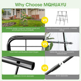Heavy Duty Cucumber Trellis, 50" x 17" A-Frame Garden Trellis.1Pack