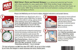 MAX Strip Professional Strength Paint and Varnish Stripper - 1 Gallon - Strips Paint, Latex, Polyurethane, Shellac, Varish, Acrylic and More - No Methylene Chloride No NMP Powerful No Drip Gel Formula