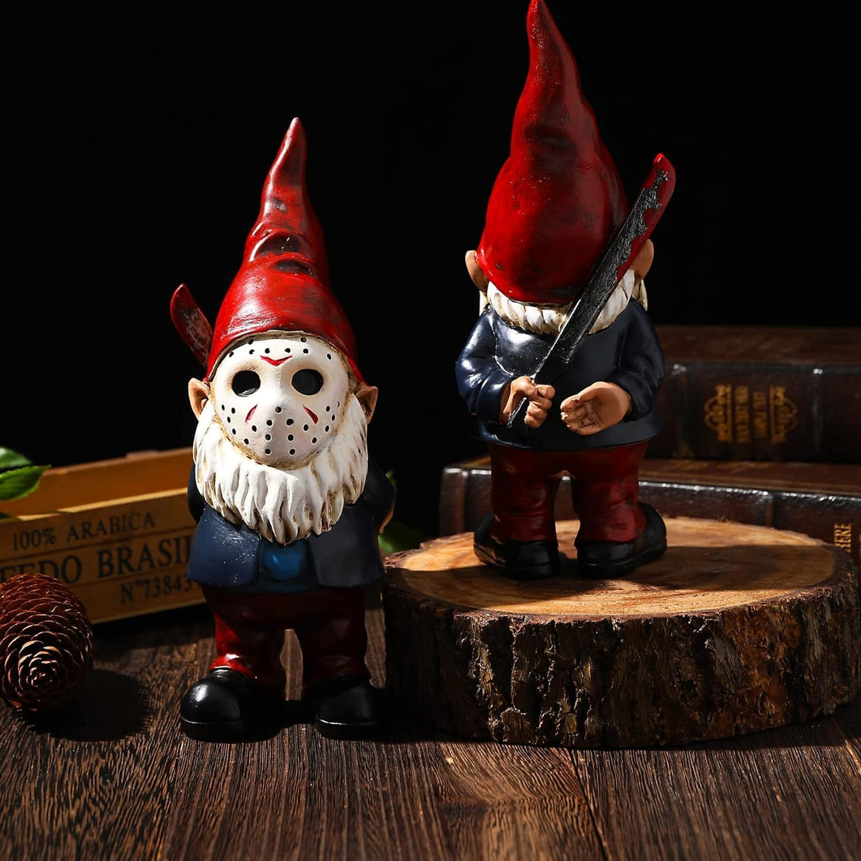 SPINNDO Halloween Decor Christmas Decorations Horror Boo Basket Stocking Stuffers for Men Women White Elephant Gifts for Adults